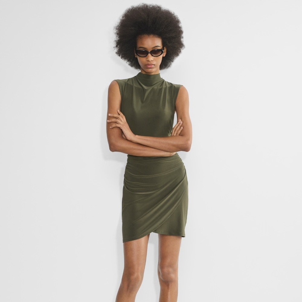 Smooth Matter™ Boulevard Dress – Dark Olive, 2XS
